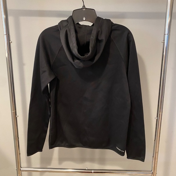 Nike Therma-Fit Hoodie – Black with Patterned Swoosh – Women’s XS - Picture 2 of 3